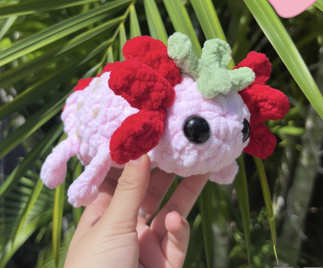Strawberry Axolotl